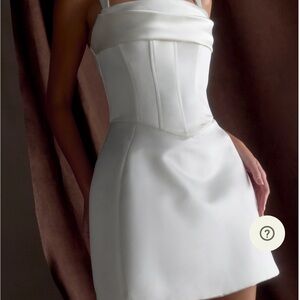 Isabel Satin Corset Mini Dress - Meshki